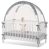 Zkaitoy Crib Tent pop-up setup shows quick, tool-free installation for a fast nursery arrangement.