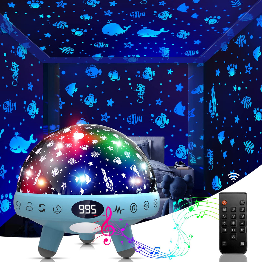 ZKYQSHDHX night light projector creates soothing ocean visuals on ceiling for bedtime calm