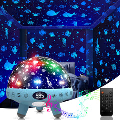 ZKYQSHDHX night light projector creates soothing ocean visuals on ceiling for bedtime calm