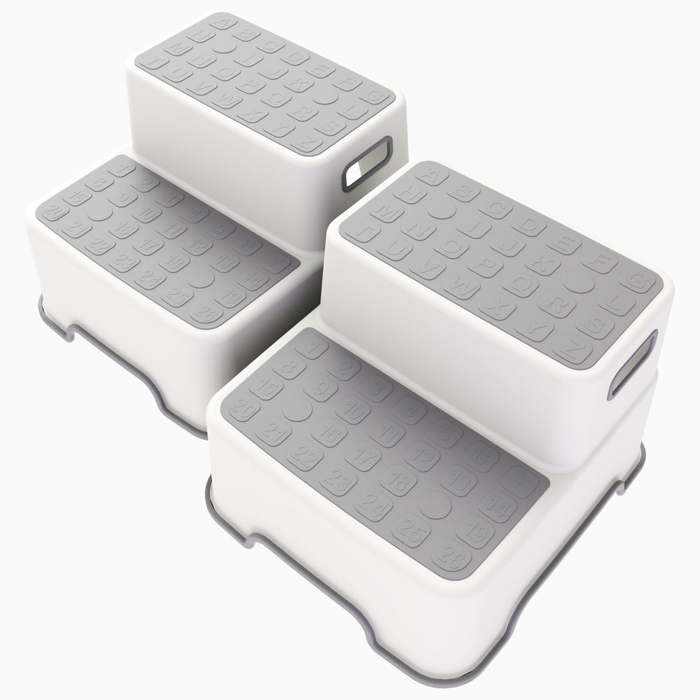 ZLMHYYM toddler step stool with anti-slip bathroom safety for kids.