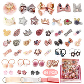 ZOCONE baby hair clip pink bow keeps fine hair neat for daily wear