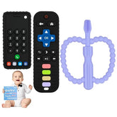 ZOEDO baby teether remote shape soothes gums during teething