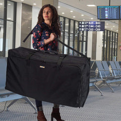 Zohzo Stroller Travel Bag uses adjustable padded strap for comfortable carrying