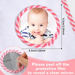 ZOIIWA baby first family album mirror-back adds playful routine reflections