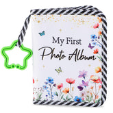 ZOIIWA baby photo album cover features wildflower design for a timeless keepsake