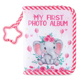 ZOIIWA baby’s first family album pink elephant cover keeps memories vivid