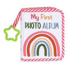 ZOIIWA baby's first family album soft cloth cover, ideal for cozy newborn memory keepsakes.