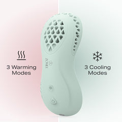 Zomee 3-in-1 Lactation Massager in cooling mode delivers gentle relief for tenderness.