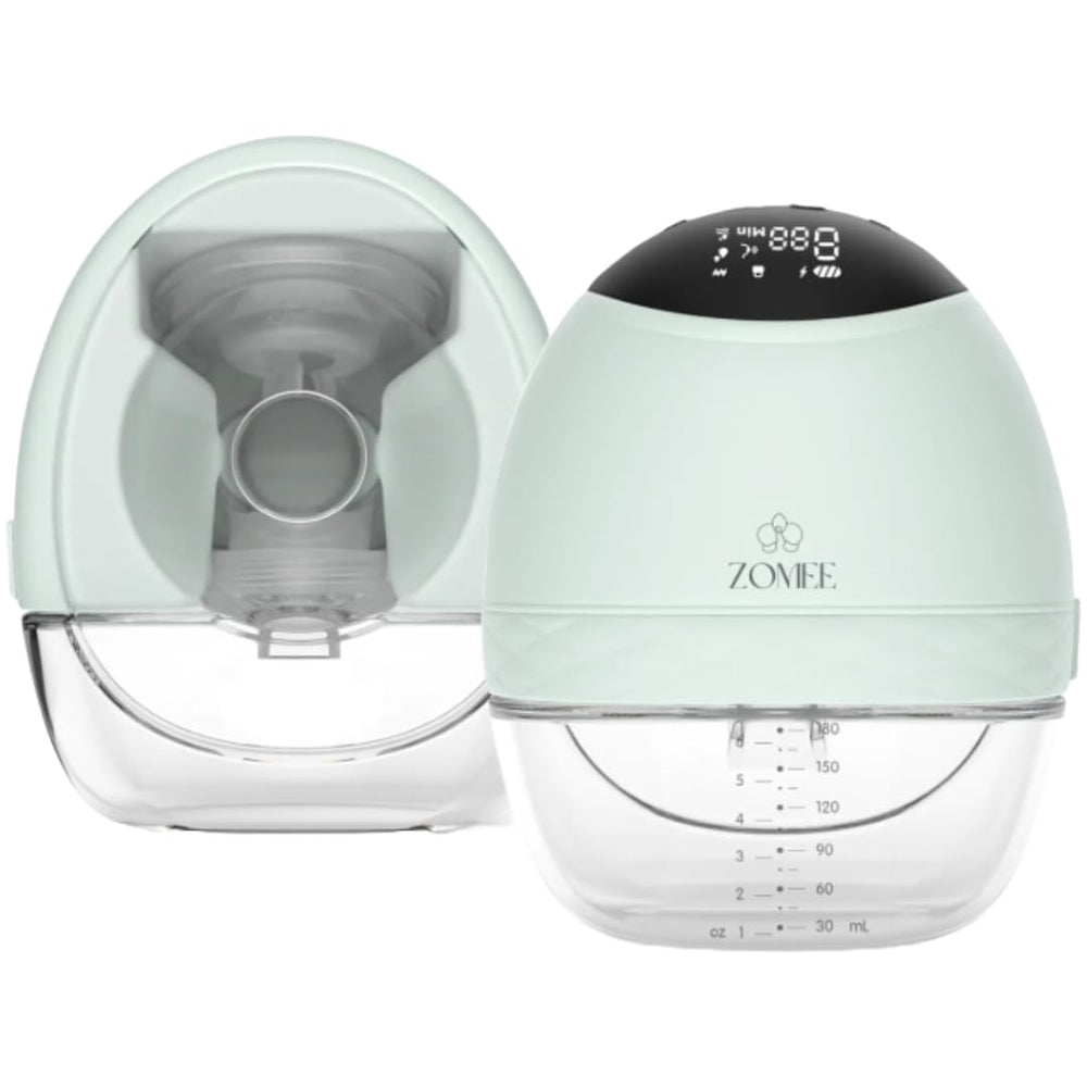 Zomee Fit wearable breast pump on the go enables hands-free pumping during travel