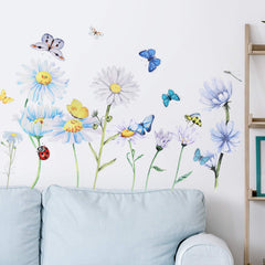 Zonon butterfly wall decals add cheerful accents to living room spaces