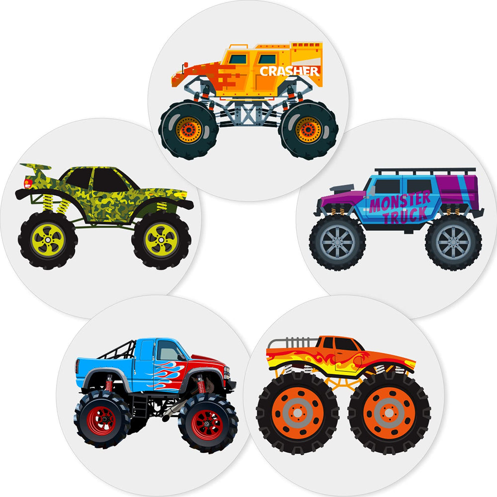 Zonon potty stickers pack truck-pattern show color change to boost toddler potty engagement.