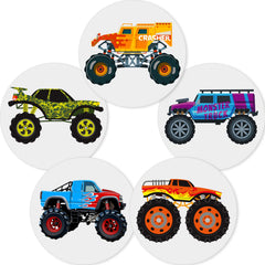 Zonon potty stickers pack truck-pattern show color change to boost toddler potty engagement.