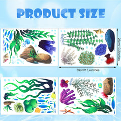 Zonon Under The Sea fish and bubbles decal sparks imagination in living areas