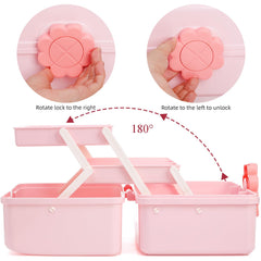 ZOOFOX three-tray compartments keeping items categorized