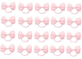 ZOONAI 20Pcs pink hair bows packaging view for versatile occasions.