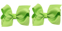 ZOONAI 3-inch baby girl bow close-up for photos and daily wear.
