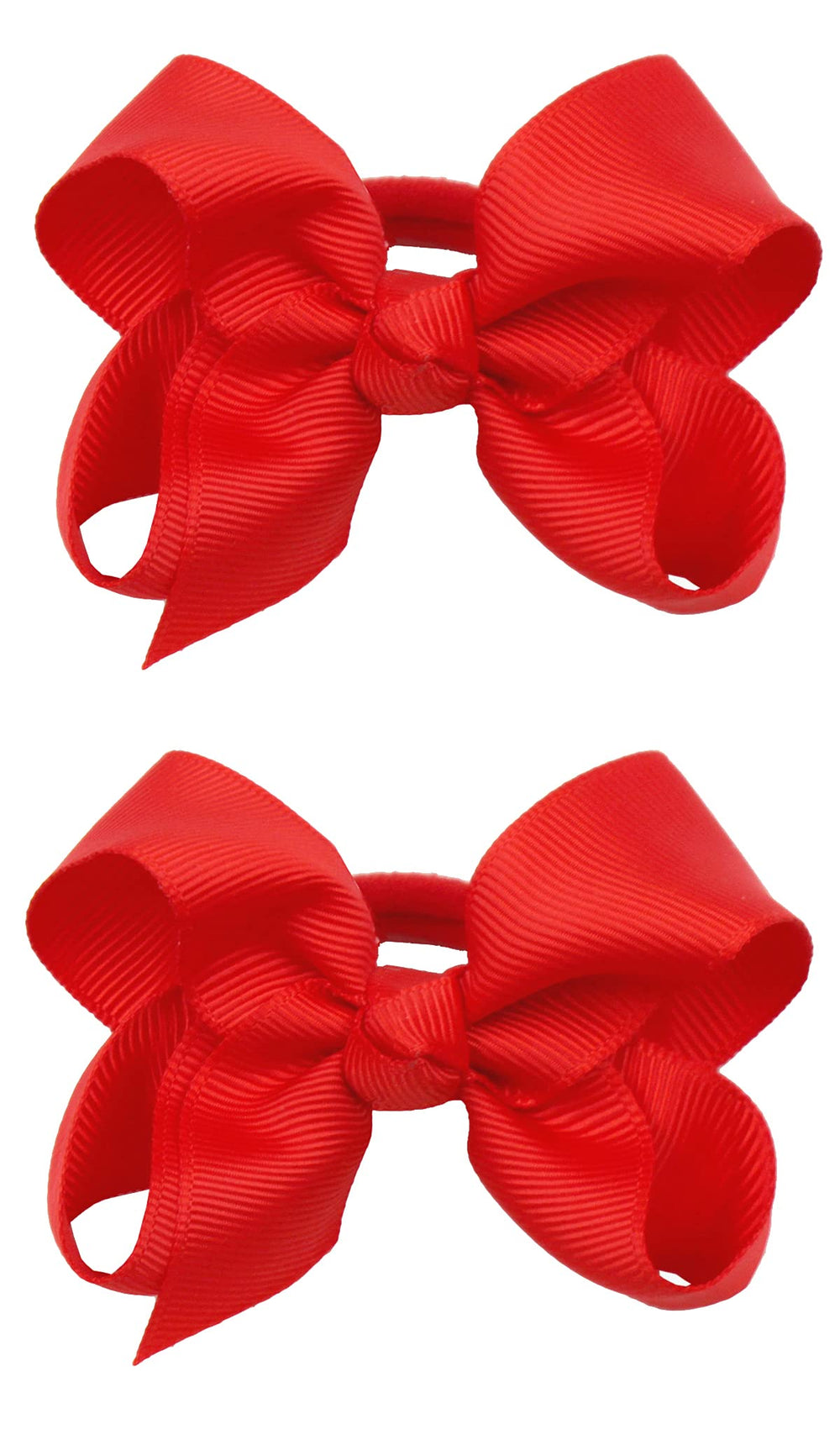 ZOONAI 3-inch red baby girl hair bows, main view adds everyday charm.