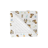 ZoUbqchY cute otters family pattern blanket offers cozy infant comfort.