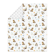 ZoUbqchY dot-back pattern adds gentle texture for baby soothing.