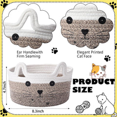 Zopeal cat basket cat-face design adds room charm and character.