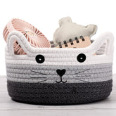 Zopeal cat basket with ears design – a playful storage solution for small toys.