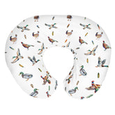 ZoUbqchY country mallard duck pheasant nursing pillow cover in front view enhances nursery style