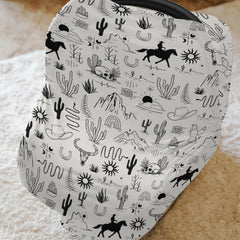 ZoUbqchY Desert Adventure Nursing Cover offers private feeding outdoors