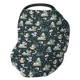 ZoUbqchY fairytale dragons car seat cover provides privacy during car rides