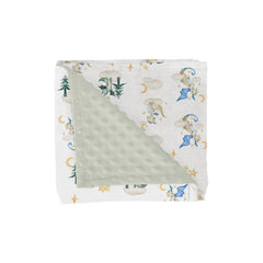 ZoUbqchY fantasy dragon baby blanket with dotted back for cozy sleep.