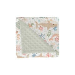 ZoUbqchY Girly Whale blanket front view highlights plush warmth for newborn sleep