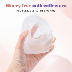 ZÜCÜBéBé oval soft-flange enables comfortable, discreet milk collection.