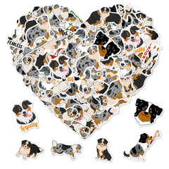 ZULUVINYL Australian Shepherd stickers on water bottle deliver durable color for daily use