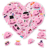 ZULUVINYL blobfish sticker on water bottle for waterproof color and personality.