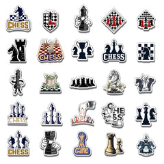 ZULUVINYL chess stickers for luggage help identify bags with playful, durable vinyl designs.
