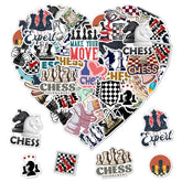 ZULUVINYL chess stickers for water bottle add vibrant color for everyday hydration and personal style.