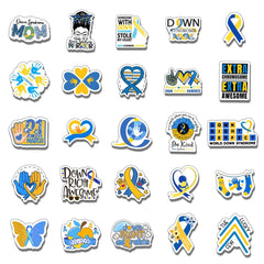 ZULUVINYL DS awareness ribbon sticker on a laptop for personal expression