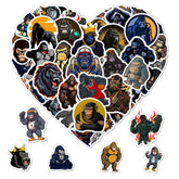 ZULUVINYL monkey gorilla sticker on water bottle adds vibrant personality on the go