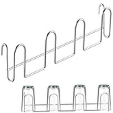 ZumenDa 12-inch cup drying rack side view for compact kitchen organization
