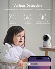 ZUMIMALL cry detection alerts for real-time babysitting support.