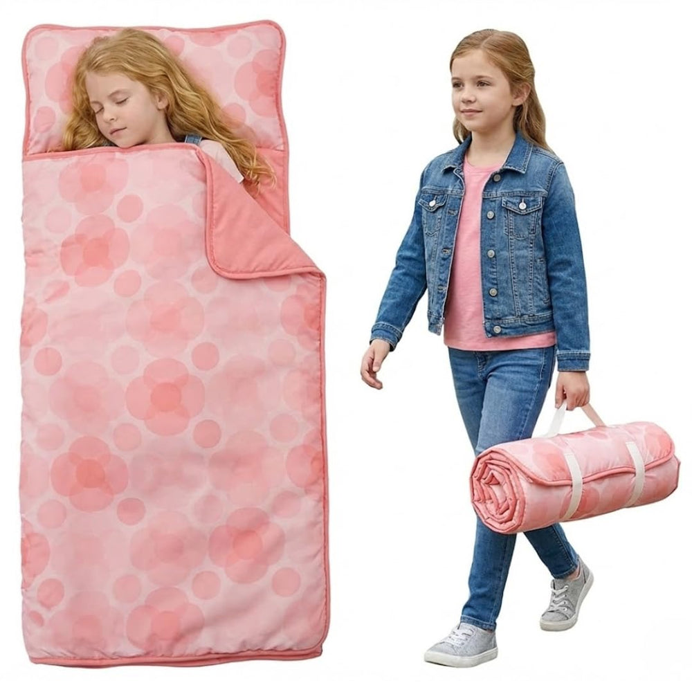 ZuneeToddler Nap Mat floral pink pattern for cozy naps