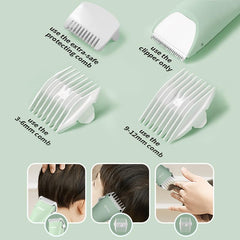 zuxify ipx7 waterproof trimmer shown for easy cleaning under running water.
