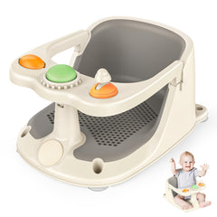 ZWRTU Baby Bath Seat with ergonomic back support for comfortable seating