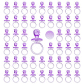 ZYFLSQ 50pieces baby pacifier purple table decor adds warm party ambiance.