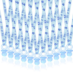 ZYFLSQ blue pacifier necklaces packaged set for easy party favors