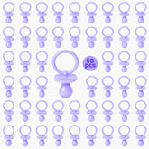 ZYFLSQ purple pacifier table scatter enhances baby shower decor