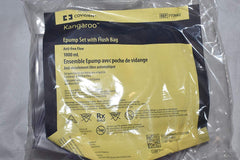 ZYOUO epump 1000ml flush bag close-up highlights DEHP-free PVC construction.