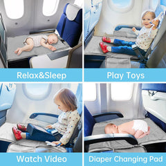 Zyphoria toddler plane bed close-up on waterproof Oxford fabric