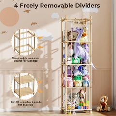 Zyraflux removable shelves enable flexible organization without excess clutter.