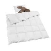 zzlamb kids toddler comforter 41x48—cozy crib blanket for warm naps and safe sleep