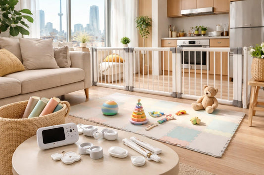 baby-proofing essentials in small Toronto apartment